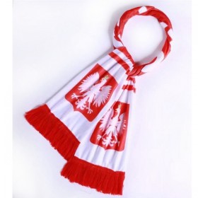 Polônia Copa do Mundo 2018 Cachecol Branco Vermelho